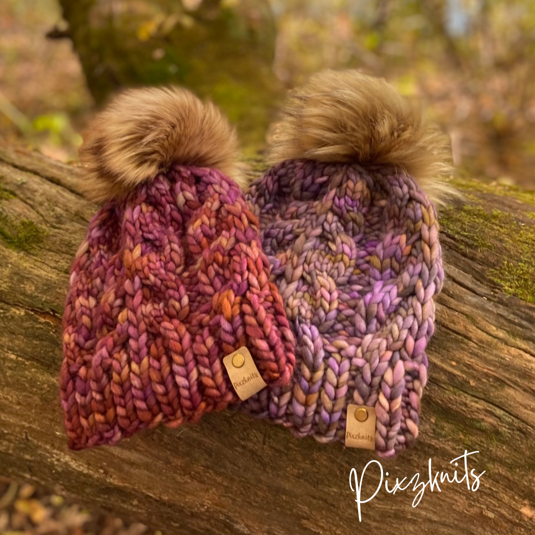 Handknit Merino Wool Hat