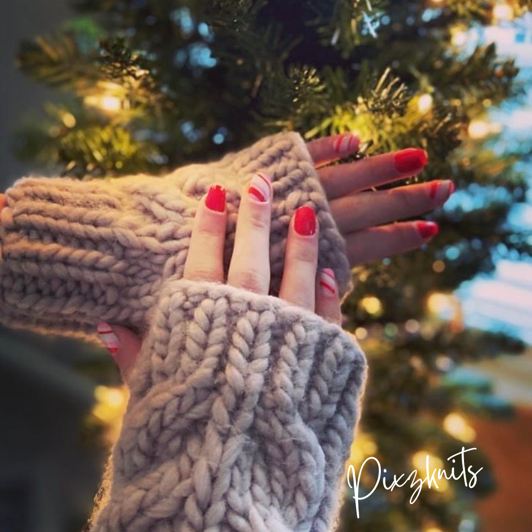 Merino Wool Fingerless Gloves