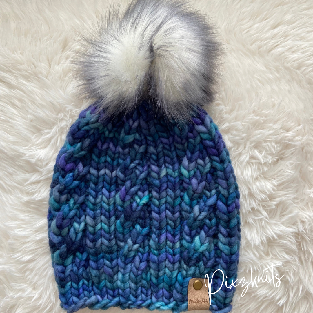 Merino Wool Cabled Hat