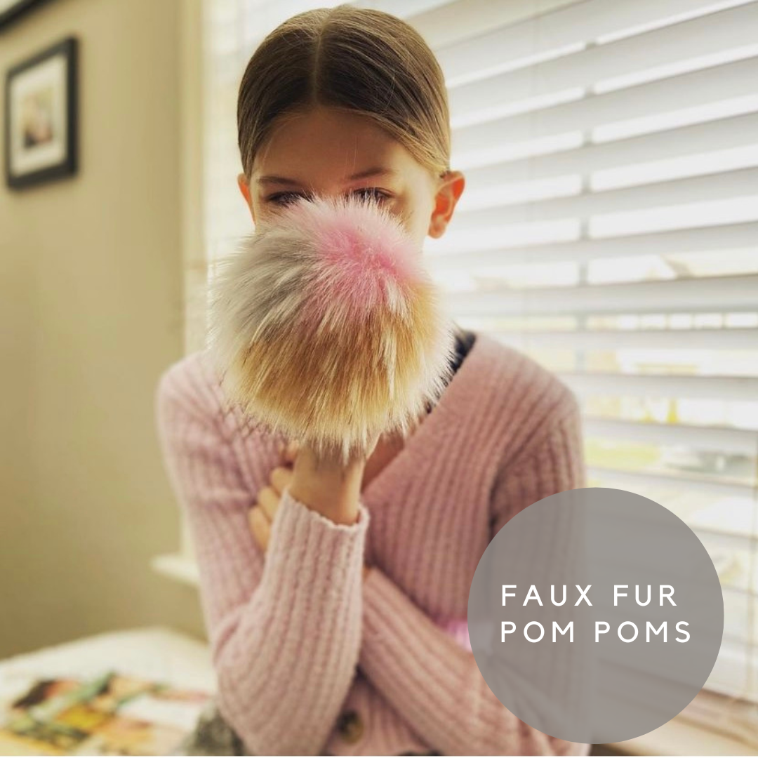 Neapolitan Faux Fur Pom