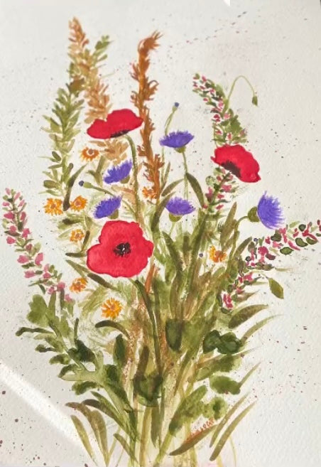 Watercolor Wildflowers