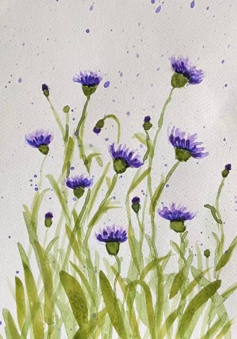 Watercolor Wildflowers
