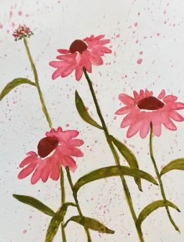 Watercolor Wildflowers