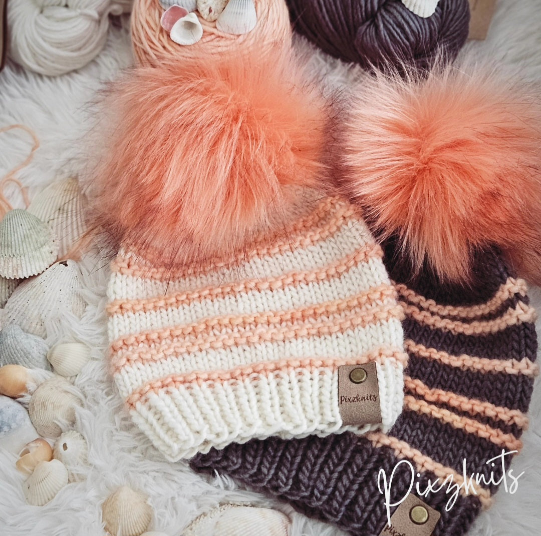 Striped Pixie Beanie Pattern