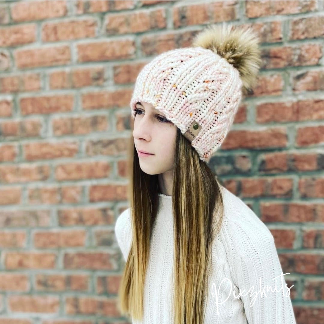 Custom Handknit Merino Wool Hat
