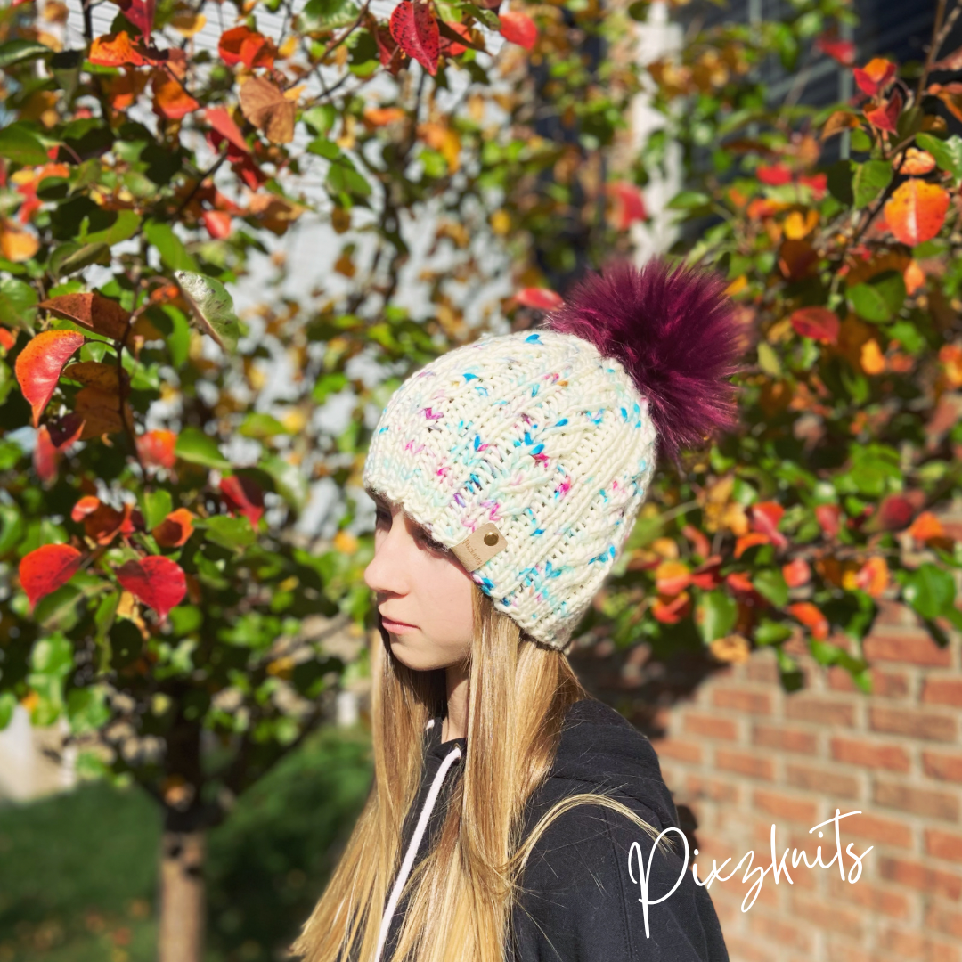 Custom Knit Merino Wool Hat