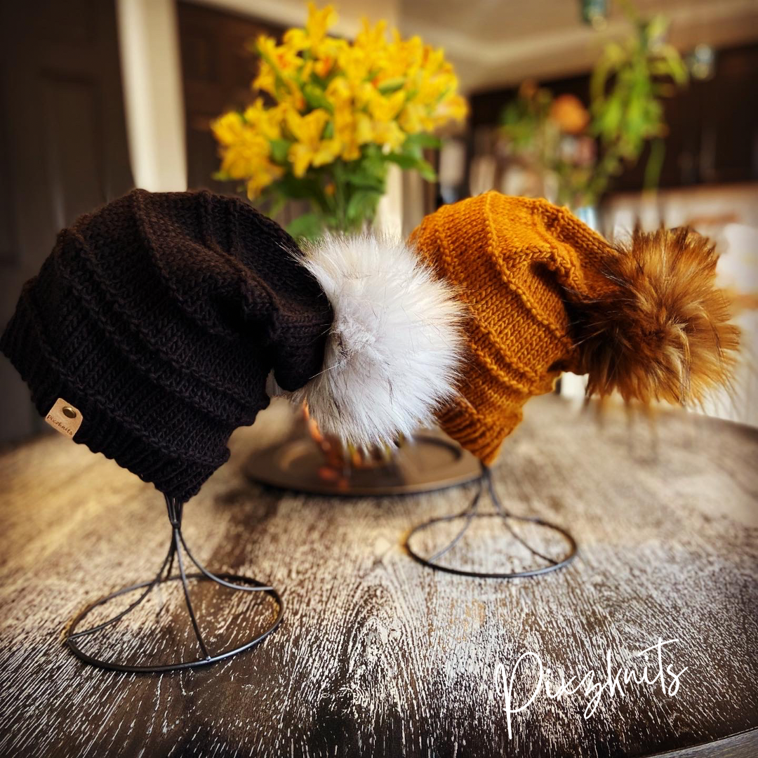 Handknit Merino Wool Hats