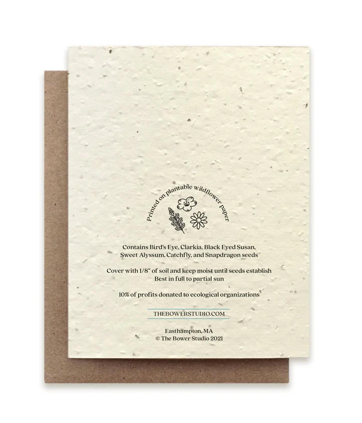 Plantable Seed card