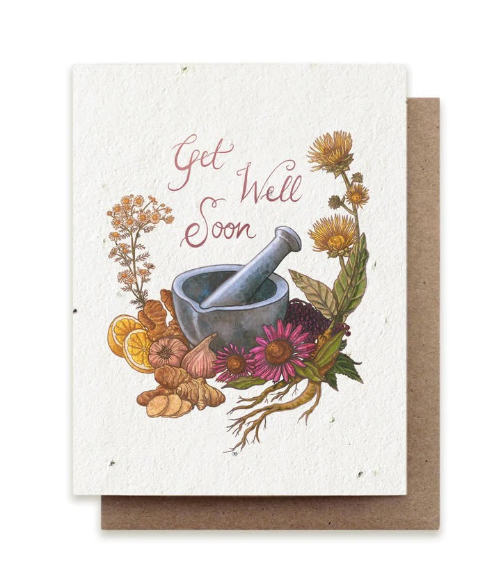 Get Well Soon Plantable Card