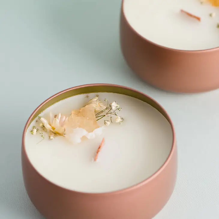 Citrine Crystal Intention Candle