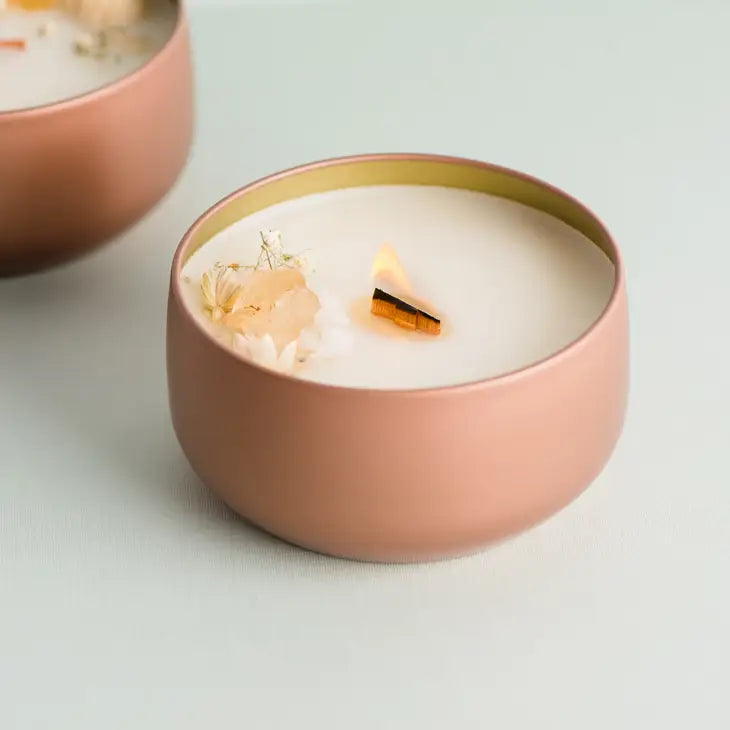 Citrine Crystal Intention Candle