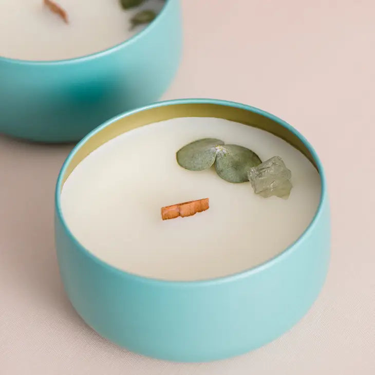 Green Quartz Intention Candle