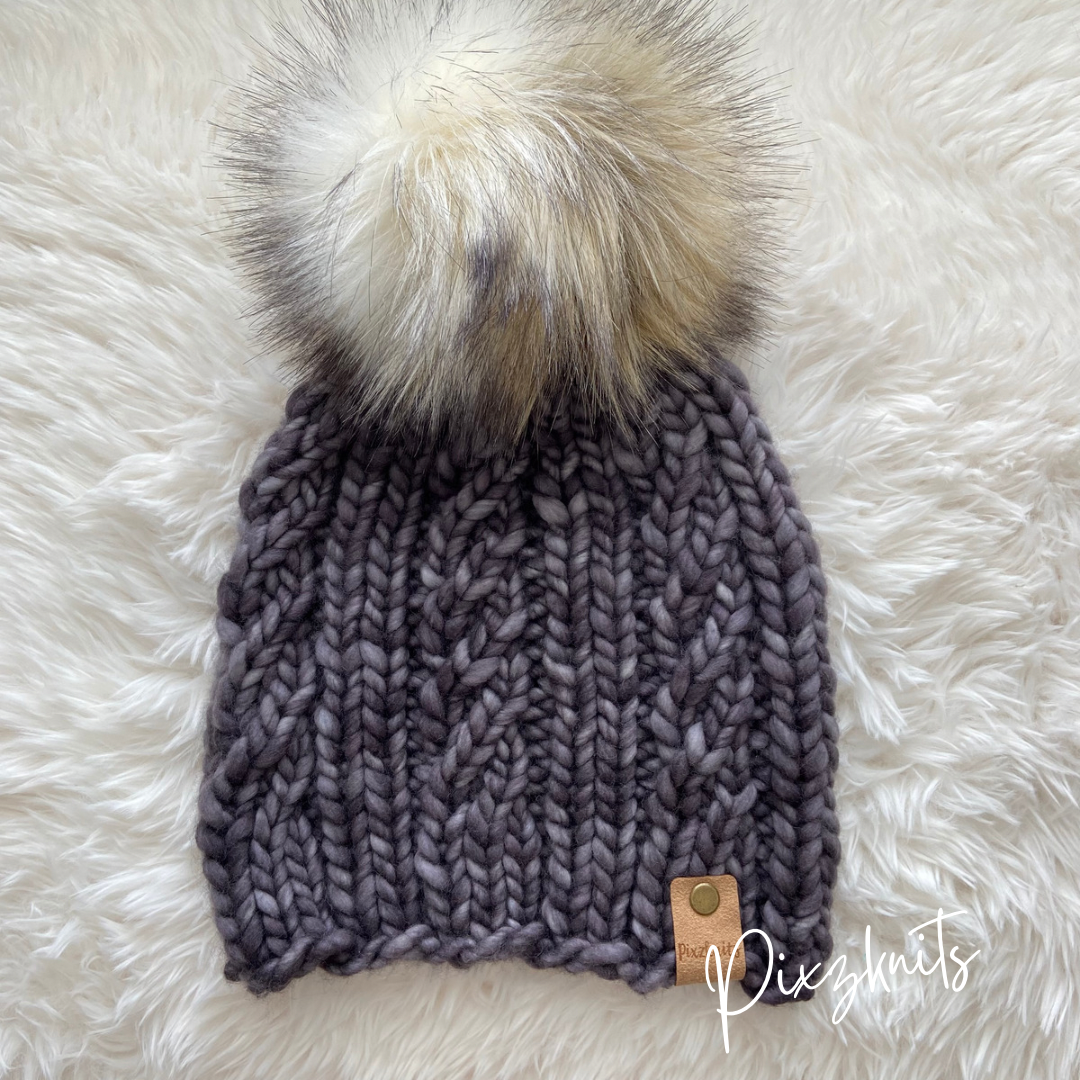 Merino Wool Cabled Hat